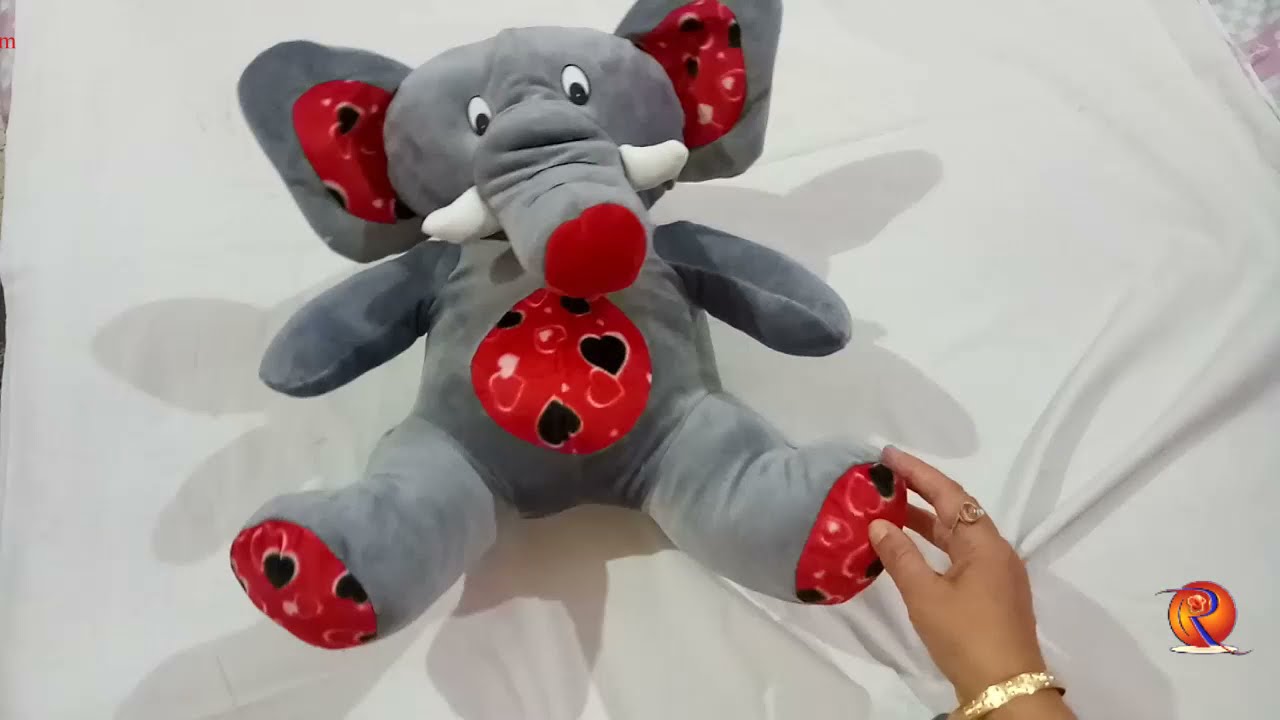 Soft toys making..... How to make Sitting Elephant in easy way in hindi ...