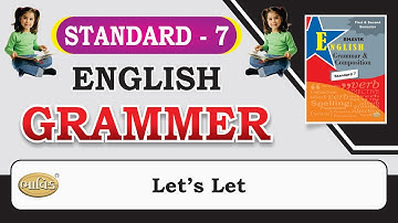 std 7 english grammar let