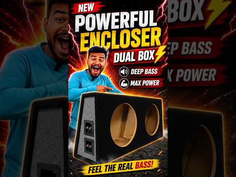 Double subwoofer wala bass box for extra deep bass