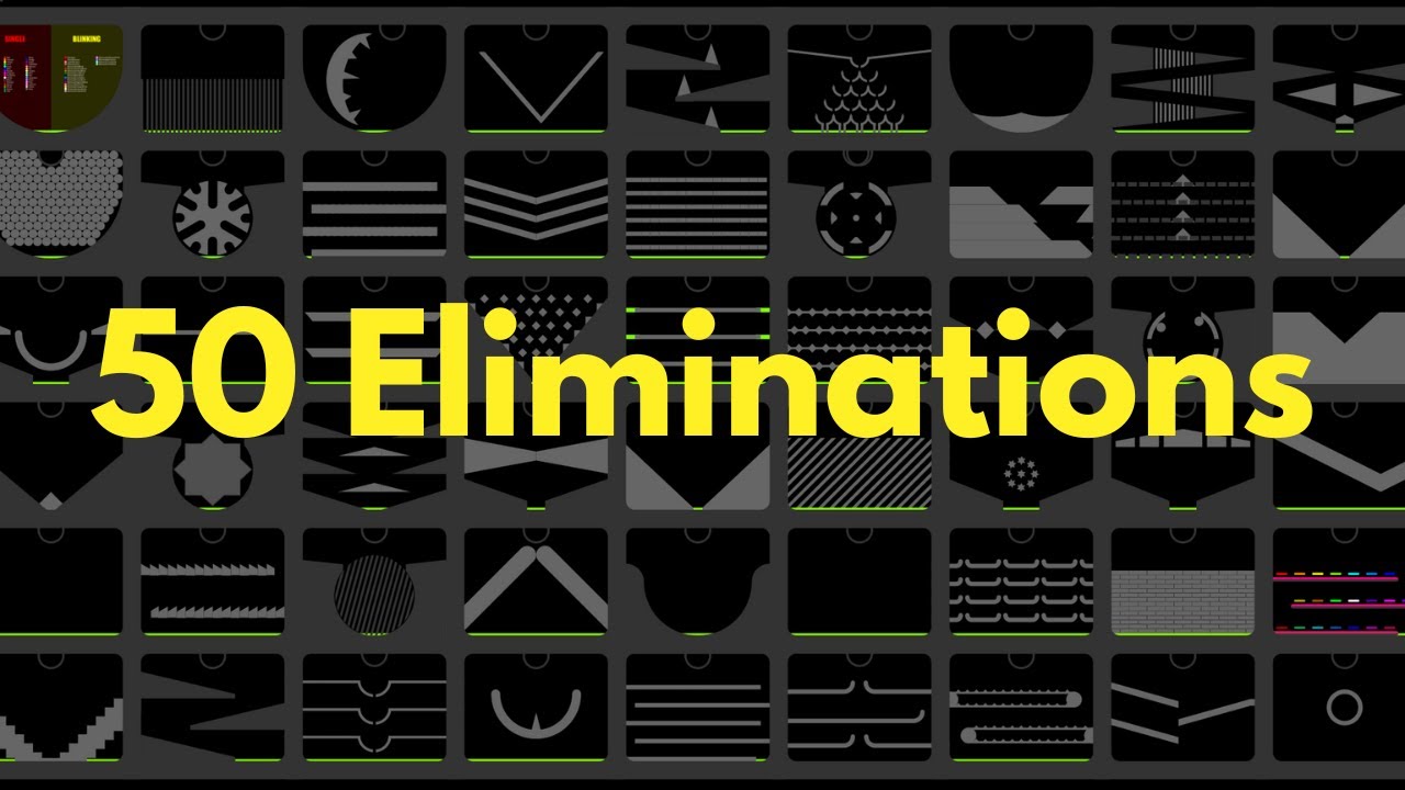 50 Eliminations Marble Race in Algodoo