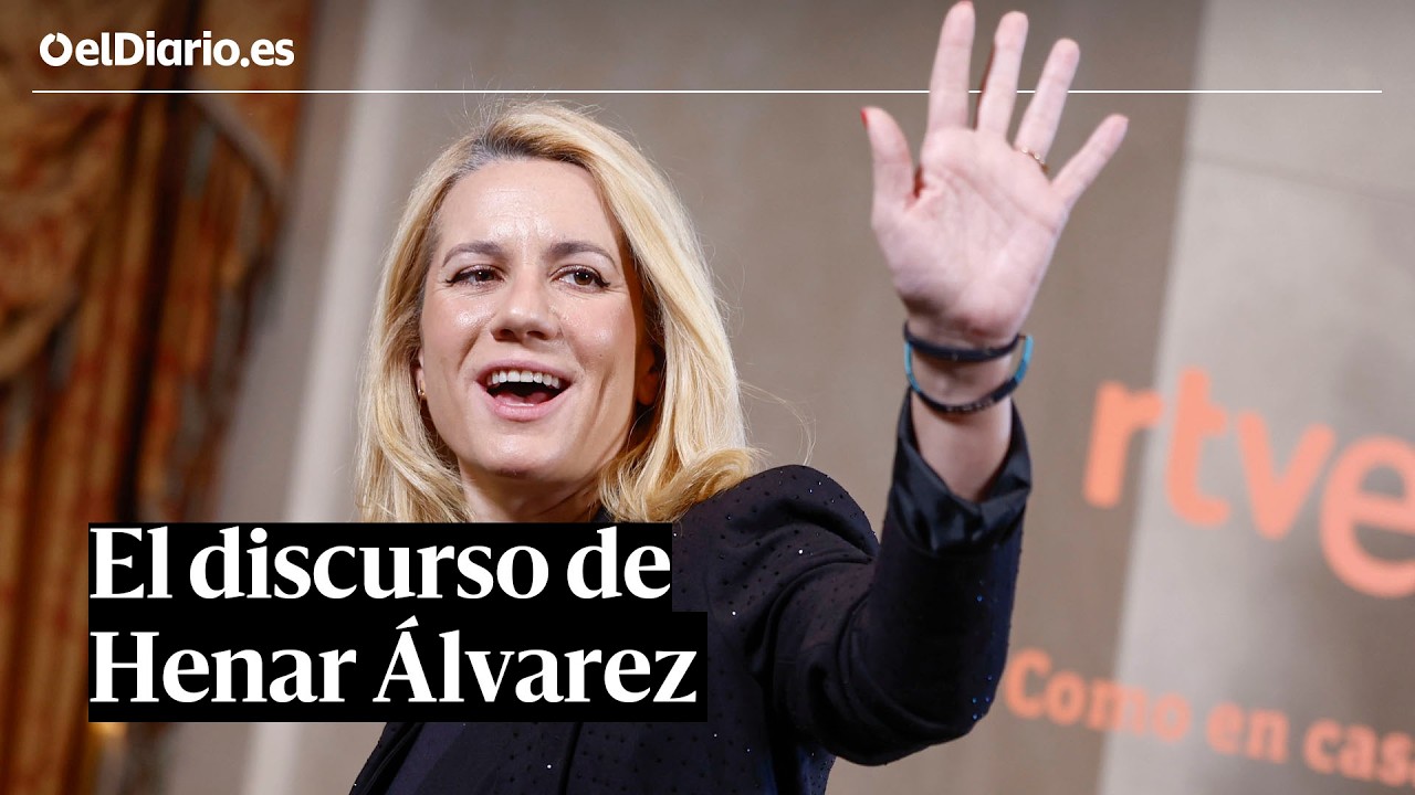 El discurso de Henar Álvarez en los premios del 8M: 