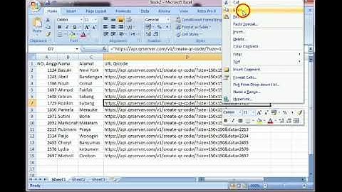 [Eng Sub] Memasukkan QRcode ke dalam format mail merge | Office 2007