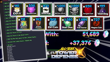 Preparing for ASTD X Update | ITEMS to GRIND?! (AFK FARM) | Roblox