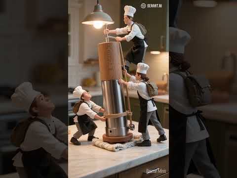 Tiny Chefs Vs Giant Steak Tiny Tinyworld Giantfoodchallenge Miniaturelife