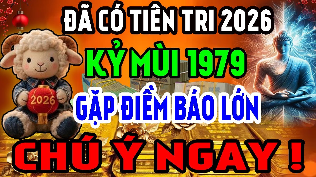 Sự Thật Động Trời Chỉ Tôi Dám Nói: Kỷ Mùi 1979 Năm 2026 Gặp Điềm Báo Lớn, Không Nghe Là Hối Hận