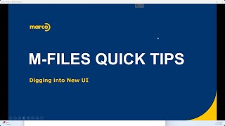 Celebrity M-Files Quick Tips - Digging into New UI Wealth