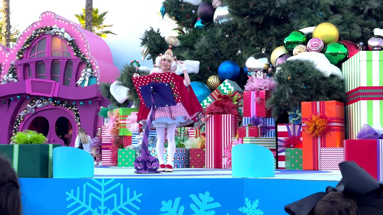 [4K] Время историй с Синди Лу Кто! Как Гринч украл Рождество | Universal Studios Hollywood