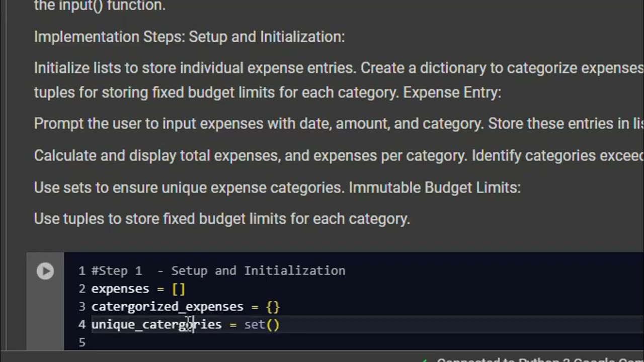 Python Project1: Personal Expense Tracker - YouTube