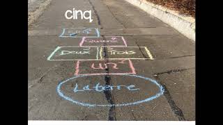 La Marelle (how to play hopscotch in French!)