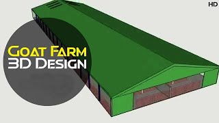 Goat Shed Design 3D | Goat Farm Design 3D Animation | Discover Agriculture screenshot 1