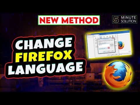 How to change firefox language 2024
