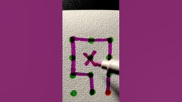 Draw the path in the game of checkers #shorts