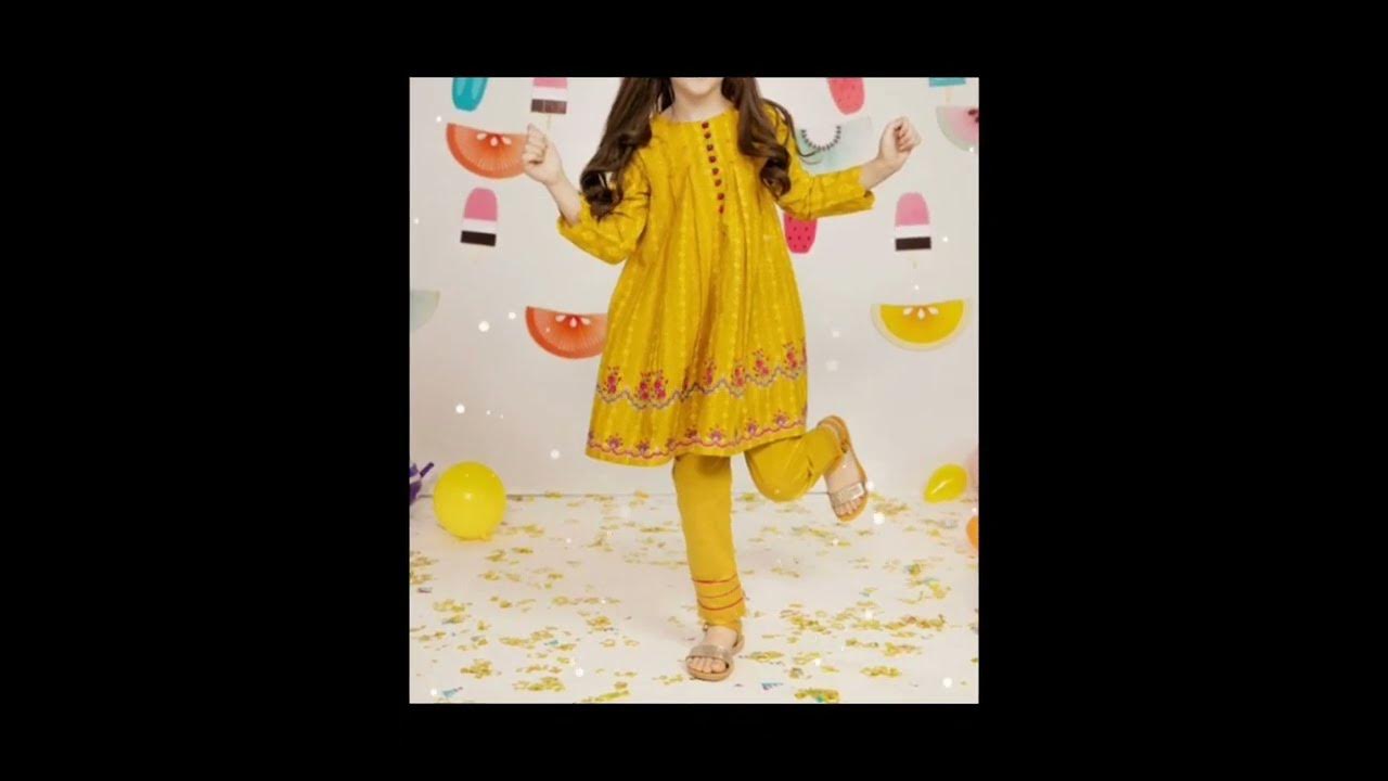 Kids Beautiful Eid Dress Designs Ideas/Baby Girl New Eid Dresses