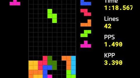 Tetris BT Cannon but with zero normal loops