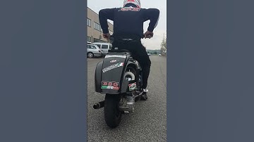 STEFANO SCAURI EXTREME LAUNCH ON 150cc VESPA DRAG
