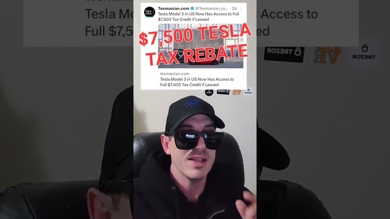 TESLA 7500 TAX REBATE FOR MODEL 3 N Y VARIANTS FORD F 150 LIGHTNING 