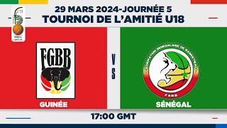 Guinea vs. Senegal I Tournoi international de l'Amitié U18 (Men) I @baskemali