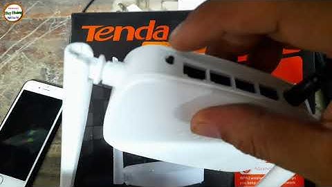 Hướng dẫn kích song wifi tenda N300
