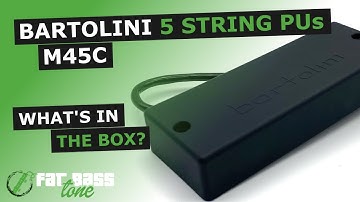 Bartolini M45C 5 String Original Series Bass Pickup: What’s In The Box (A Close-Up Look)