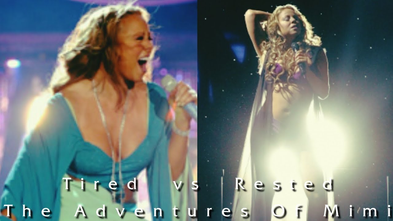 Mariah Carey - Tired VS Rested Live Vocals - The Adventures Of Mimi (2006)