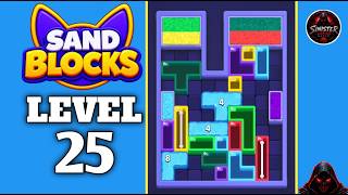 Sand Blocks Drop Puzzle Level 25 Walkthrough Solution