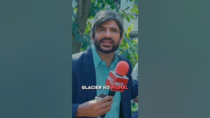 Glacier Ko Pighal Jane Dijiye ☃️ | @TheScreenPatti