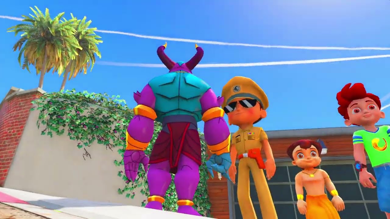 kaal playing Hide and seek with colorful shinchan and little singham | gta 5 gameplay