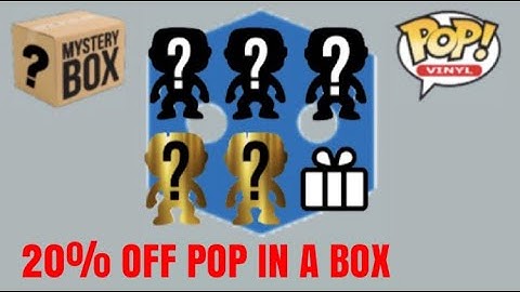Funko POP Vinyl Pop In A Box Mystery Box With Geeky Gift Unboxing PIAB