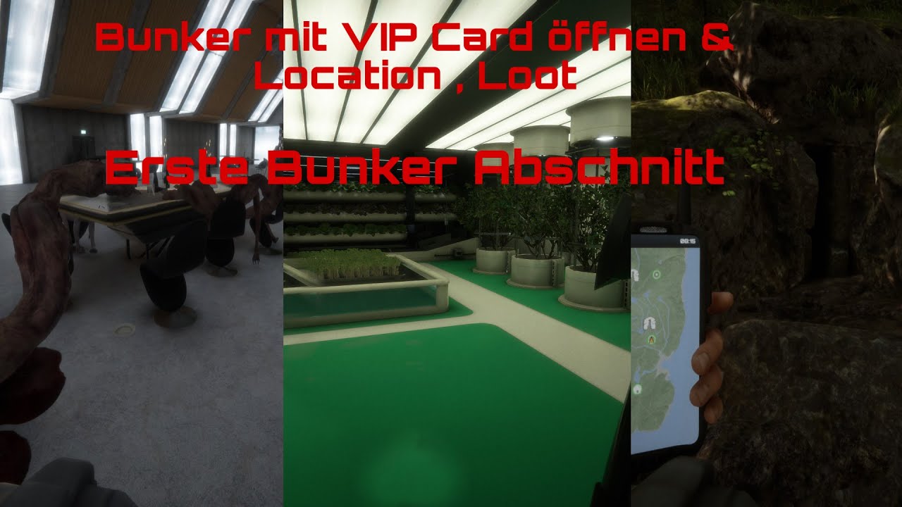 Vip Bunker Abschnitt 01 Sons Of The Forest Youtube