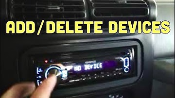How to Add/Delete Bluetooth Devices On Your Car Stereo