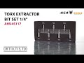 Acatools  pack dextracteurs pour vis torx