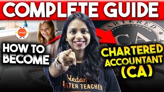 How to Become a CHARTERED Accountant(CA) in 2024 📈  A Complete Guide