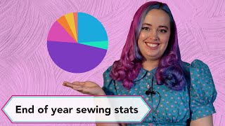 All the data I collected from my year of sewing | My Sewing Year in Review 2024