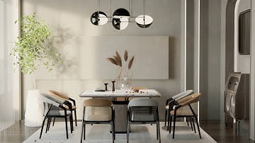 CINEMATIC DINING ROOM ANIMATION D5 RENDER 1.8 VISUALWORKS