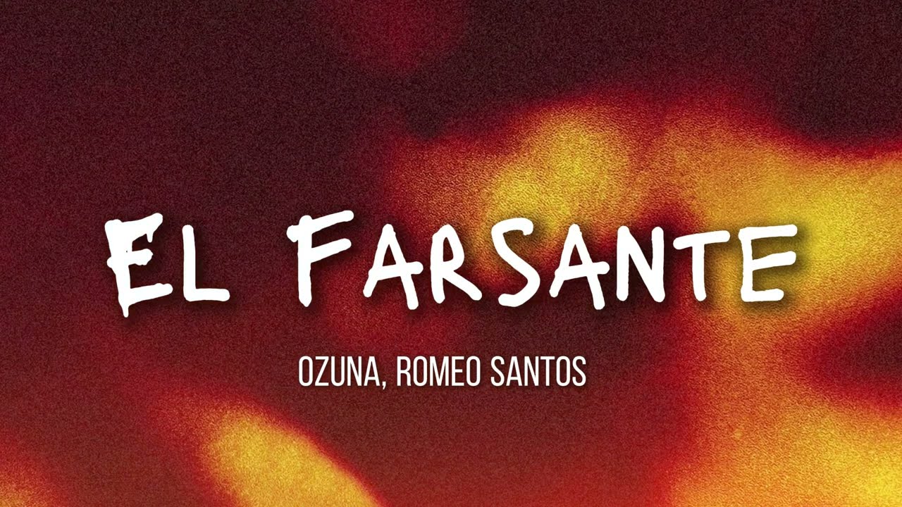 Dice que has visto muchas novelas, el actor debe llorar..🎶 Ozuna, Romeo Santos - El farsante remix