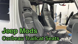 Career Overview Jeep Wrangler JK Corbeau Trailcat Seats Ep 9