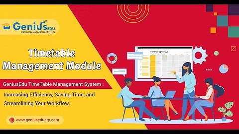 Timetable Management Module