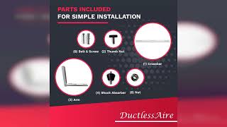 Overview: DuctlessAire Outdoor Wall Bracket - Mini Split Mounting Bracket - Ductless Air Conditi...