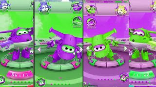 Super Wings Purple Jett Vs Green Jett Season - Gameplay Android Ios