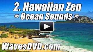 2   Hawaiian Zen DVD Waves Virtual Vacations Relaxation Nature Videos relaxing ocean sounds   relax