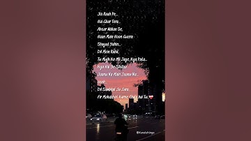 Dil Sambhal Ja Zara Full Screen Whatsapp Status | #shorts