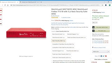 WatchGuard Firebox T15-W Review