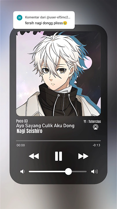 Nagi - Ayo sayang culik Aku dong 😊😎 #aicover #anime #lagucover #tutorclas #bluelock #viraltiktok