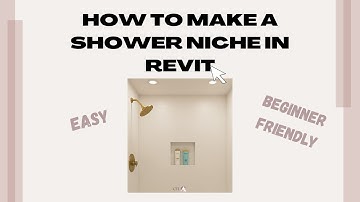 HOW TO MAKE A SHOWER NICHE IN REVIT #interiordesign #architecture #revit #autocad 