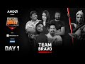 Team Alpha vs Team Bravo | AMD Presents Streamer Quest with Windows 11 powered by Lenovo | DAY 1