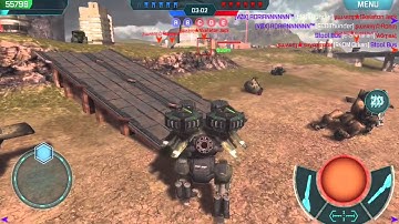 Walking War Robots [WWR] CLANS VØX and SWARM on Springfield Gameplay | ADRIANNNNNN