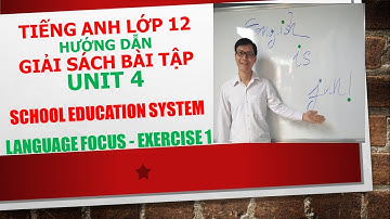 Tiếng Anh lớp 12 - Giải SBT - Unit 4 - Language focus - Exercise 1