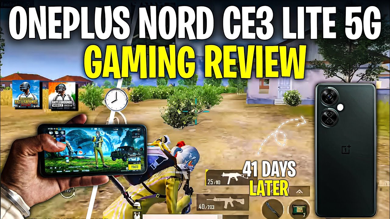 Oneplus Nord Ce3 lite 41 Days Pubg/Bgmi Gaming Review | Oneplus Nord Ce3 lite 5g Gaming Review