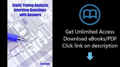 Download Static Timing Analysis Interview Questions PDF