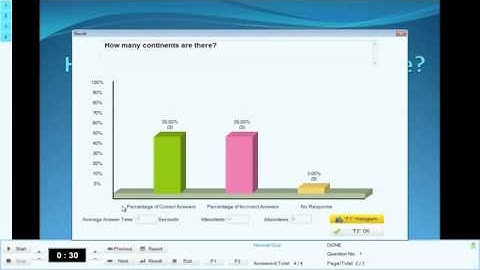 QRF300: Giving a quiz